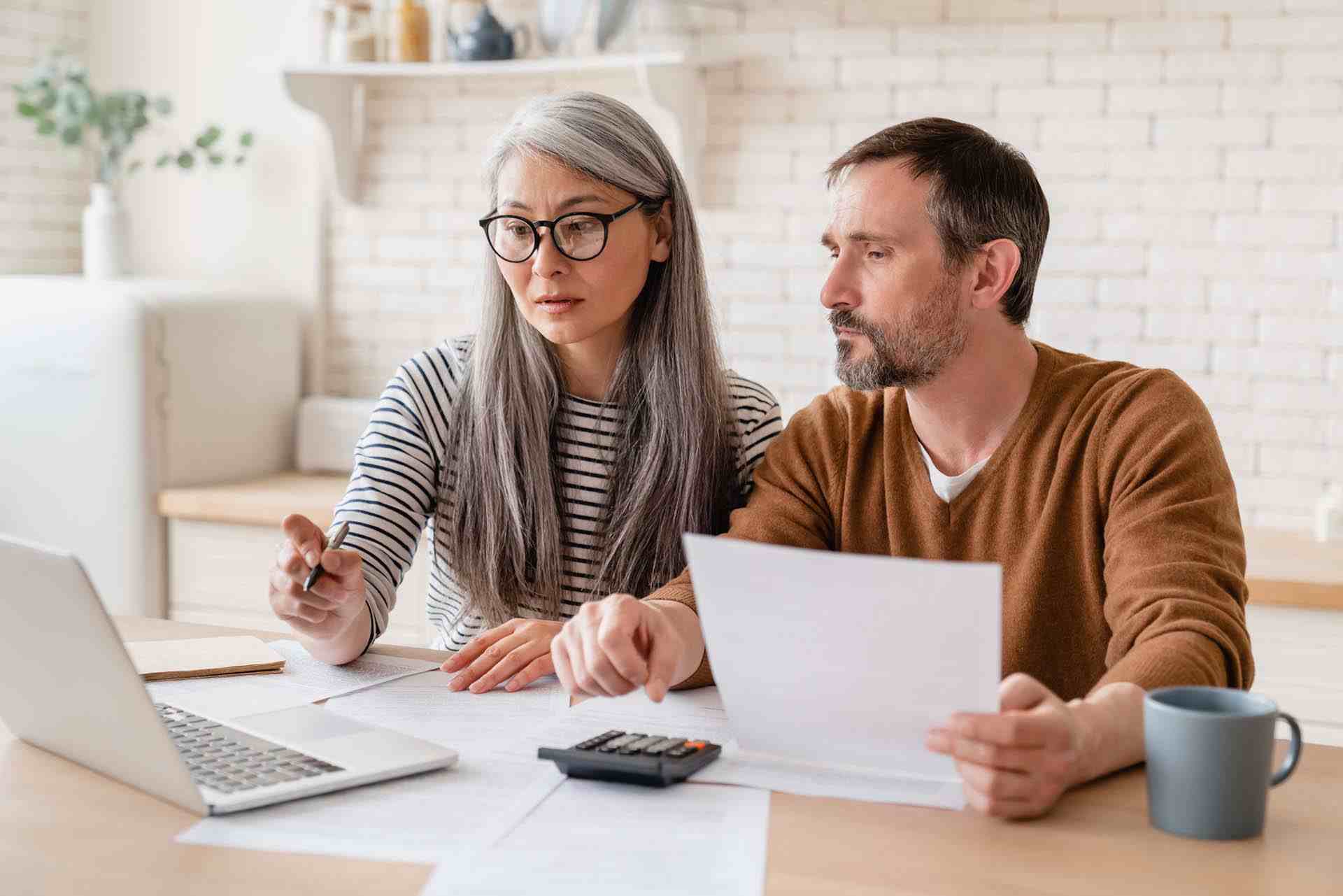 Couple discuss their finances