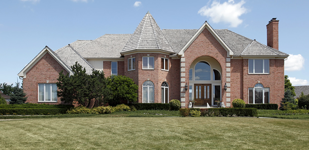 Large country house with a front garden